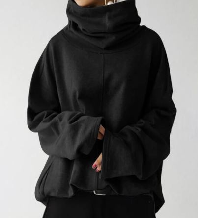 Mirla | Dam Hoodies Rullkragepullover-Eva Jonsson