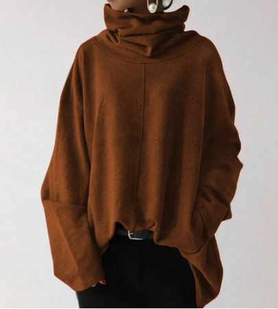 Mirla | Dam Hoodies Rullkragepullover-Eva Jonsson