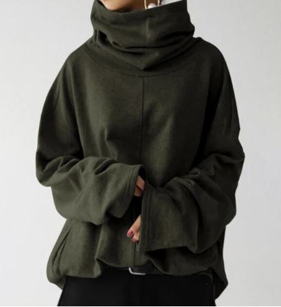 Mirla | Dam Hoodies Rullkragepullover-Eva Jonsson