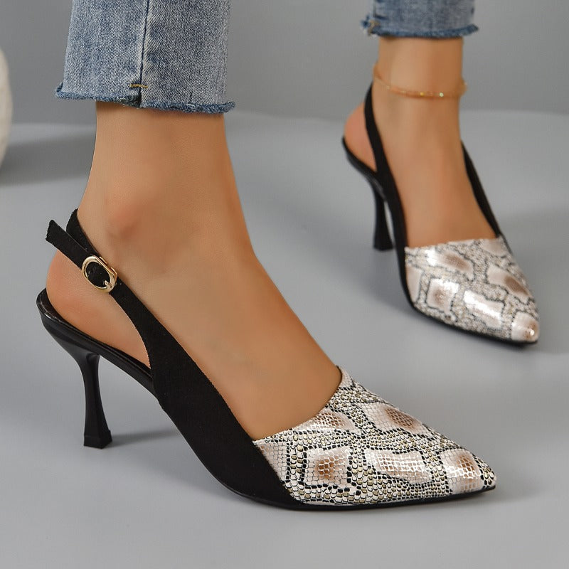 Mirla | Dam Kitten Heels Svart-Eva Jonsson