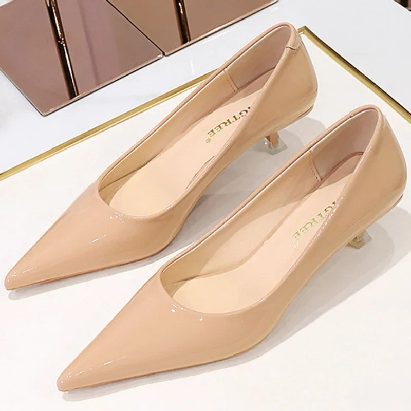 Mirla | Dam Kitten Heels Svart-Eva Jonsson