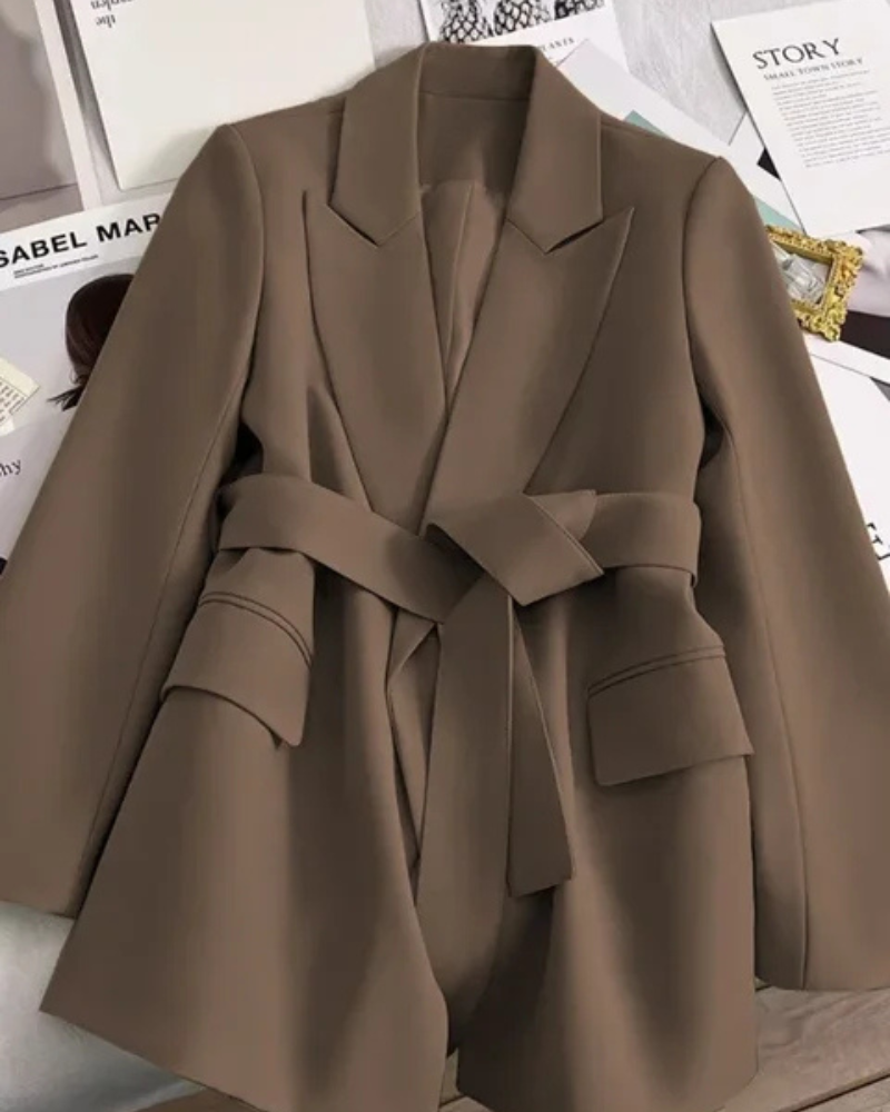 Mirla | Dam Klassisk Trenchcoat Svart Jacka-Eva Jonsson