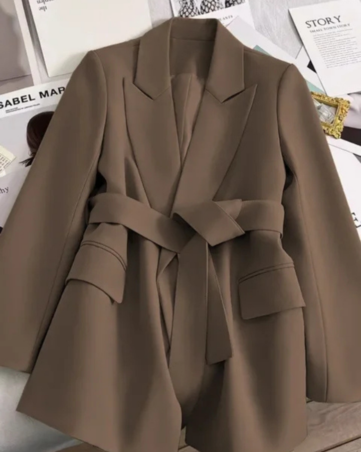 Mirla | Dam Klassisk Trenchcoat Svart Jacka-Eva Jonsson