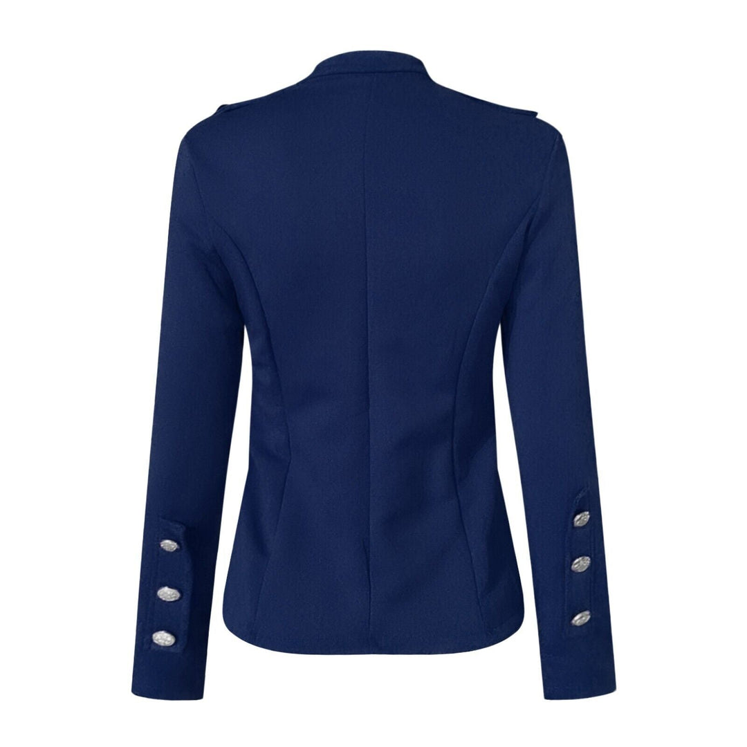 Mirla | Dam Knapp-Front Militärstil Jacka-Eva Jonsson
