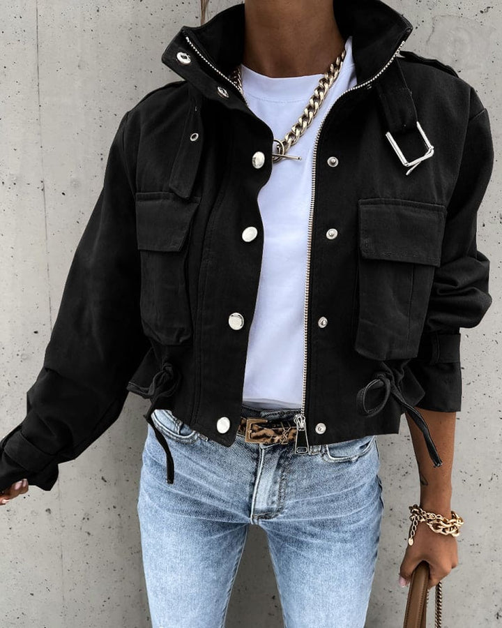Mirla | Dam Kort Button-Down Utility-Jacka-Eva Jonsson