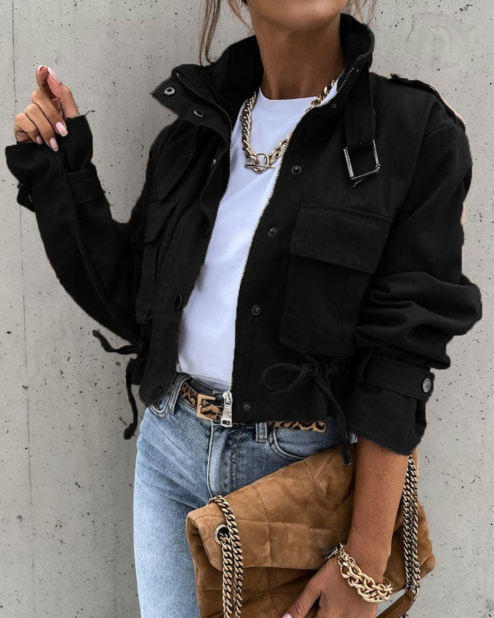 Mirla | Dam Kort Button-Down Utility-Jacka-Eva Jonsson