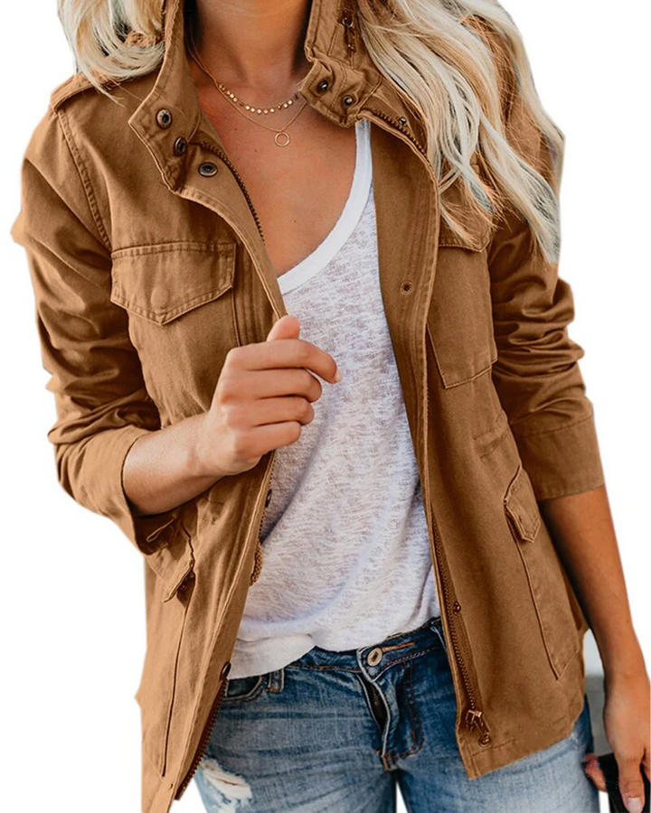 Mirla | Dam Kort Jeansjacka Vintage-Eva Jonsson