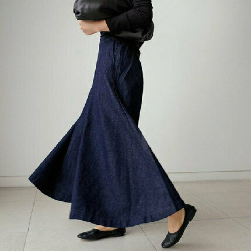 Mirla | Dam Löst Denim Byxor-Eva Jonsson