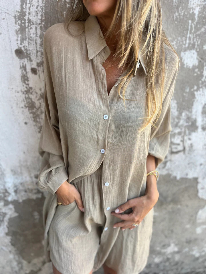 Mirla | Dam Luftig Sommarblus-Eva Jonsson