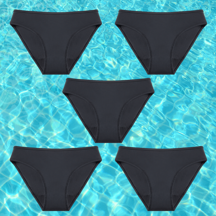 Mirla | Dam Menstruationsbikini trosor Damunderkläder Simkläder-Eva Jonsson