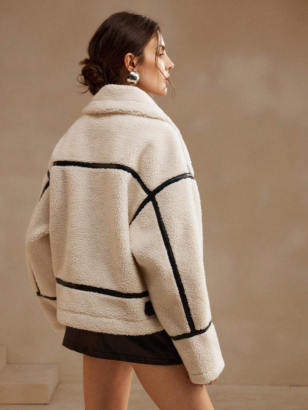 Mirla | Dam Overized Sherpa Jacka-Eva Jonsson