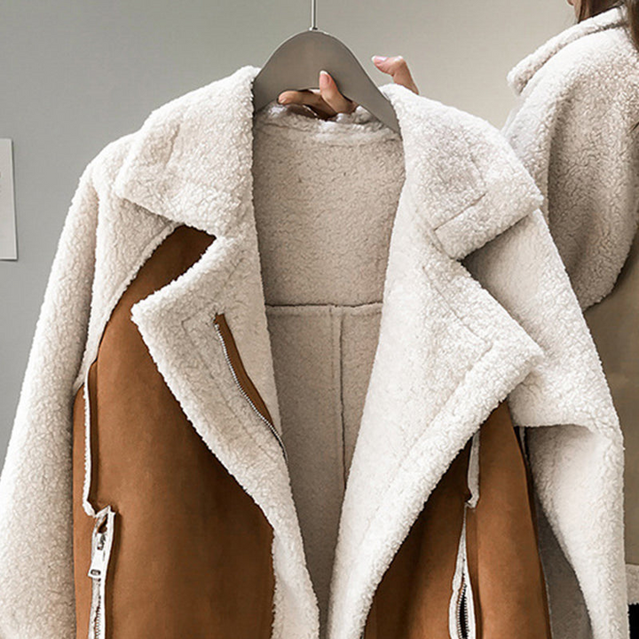 Mirla | Dam Overized Sherpa Jacka-Eva Jonsson