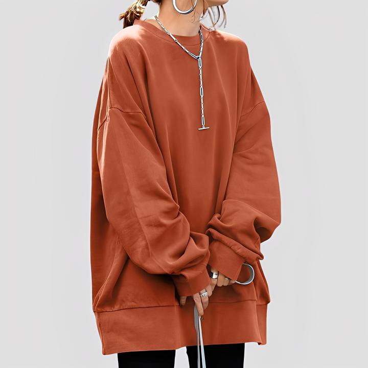 Mirla | Dam-Oversize-Tröja I Modern Stil-Eva Jonsson