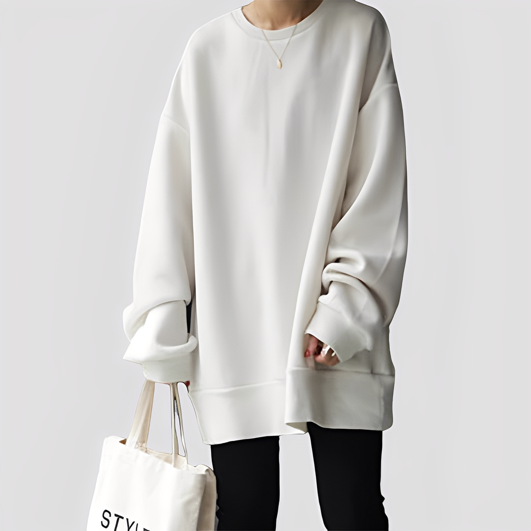Mirla | Dam-Oversize-Tröja I Modern Stil-Eva Jonsson