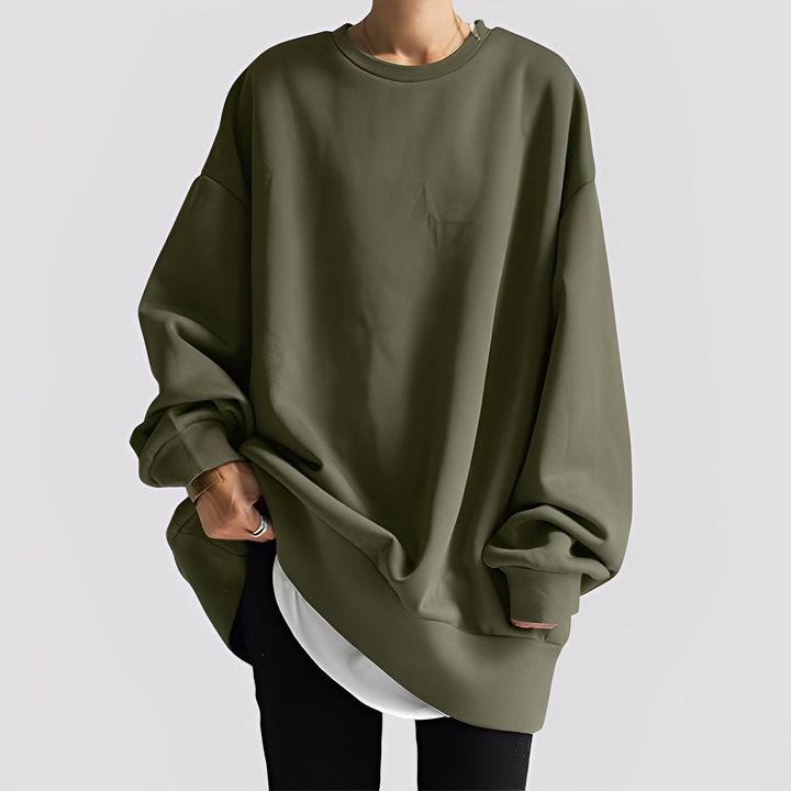 Mirla | Dam-Oversize-Tröja I Modern Stil-Eva Jonsson