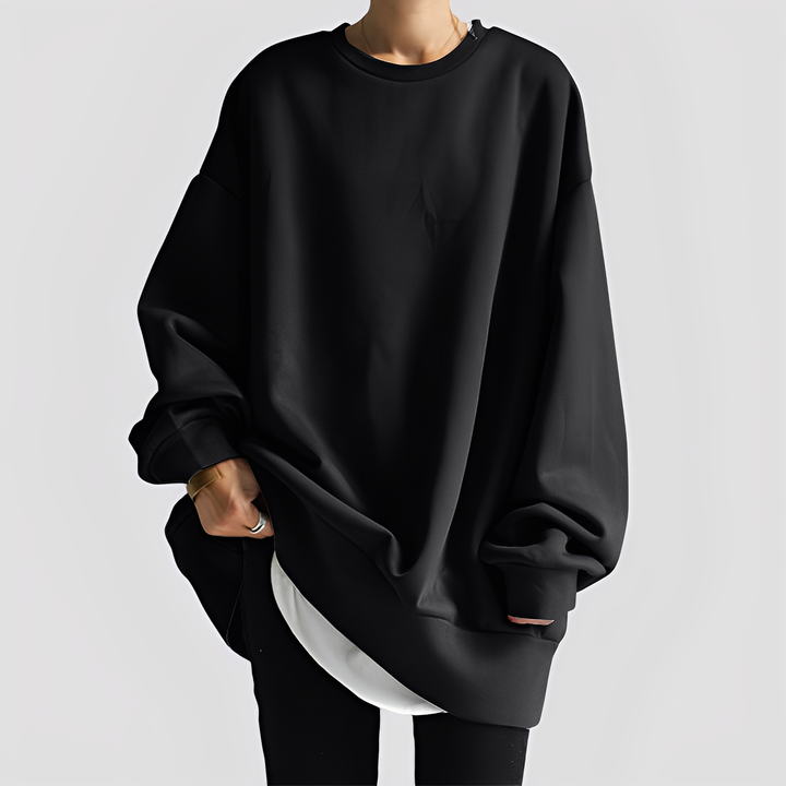 Mirla | Dam-Oversize-Tröja I Modern Stil-Eva Jonsson