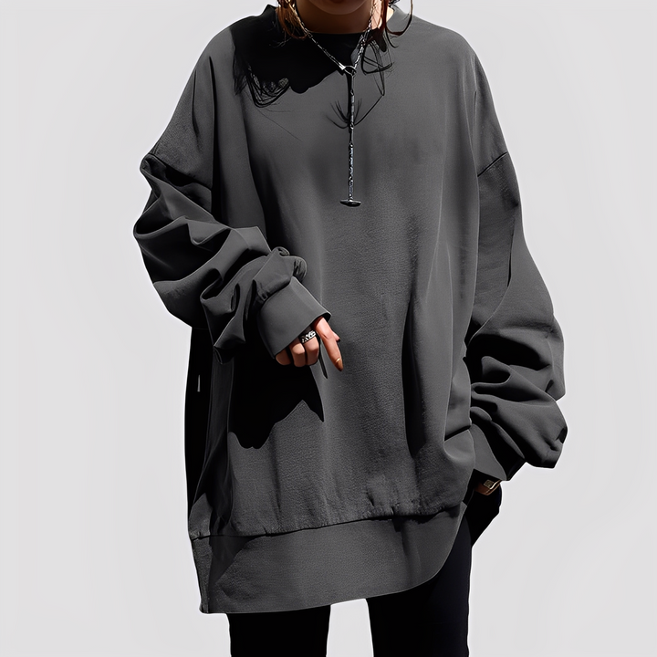 Mirla | Dam-Oversize-Tröja I Modern Stil-Eva Jonsson