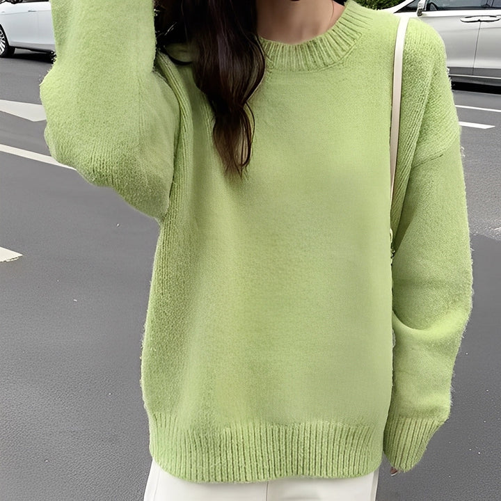 Mirla | Dam Oversize-Tröja med Enkel Look-Eva Jonsson