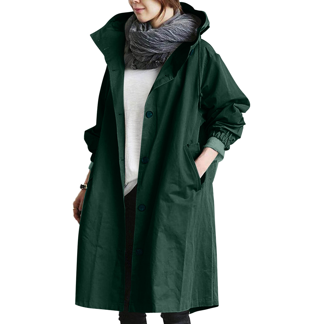 Mirla | Dam Oversized Huva-Trenchcoat-Eva Jonsson