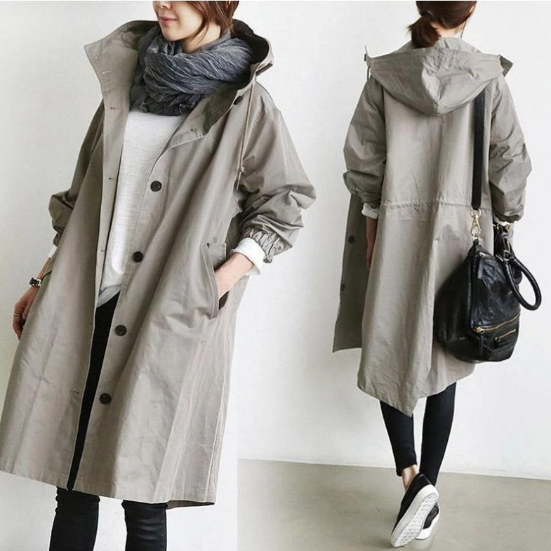 Mirla | Dam Oversized Huva-Trenchcoat-Eva Jonsson