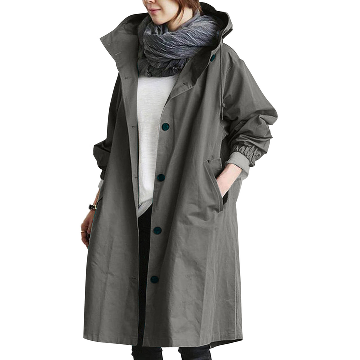 Mirla | Dam Oversized Huva-Trenchcoat-Eva Jonsson