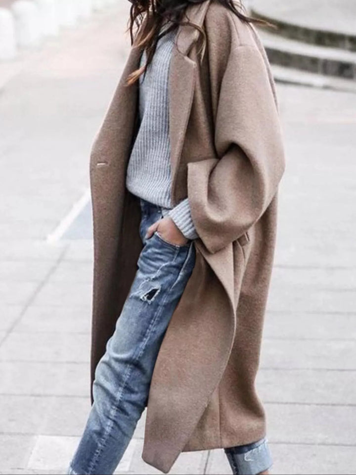 Mirla | Dam Oversized Lång Vinterkappa-Eva Jonsson