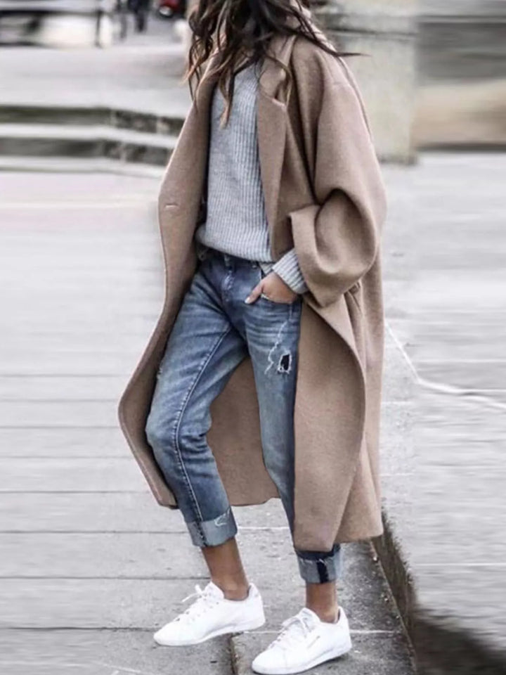 Mirla | Dam Oversized Lång Vinterkappa-Eva Jonsson