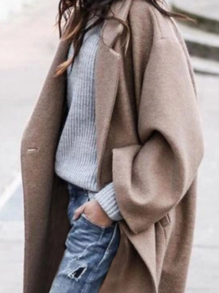 Mirla | Dam Oversized Lång Vinterkappa-Eva Jonsson