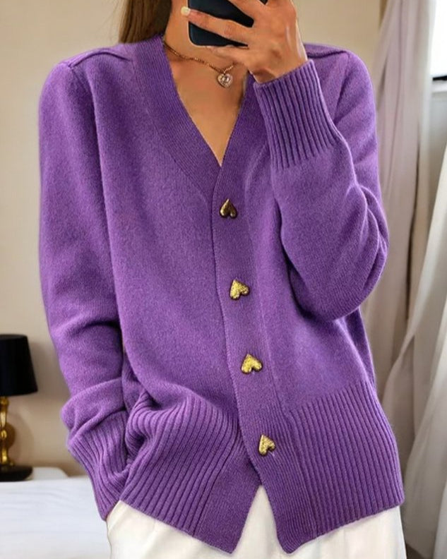 Mirla | Dam Oversized Stickad Kofta-Eva Jonsson