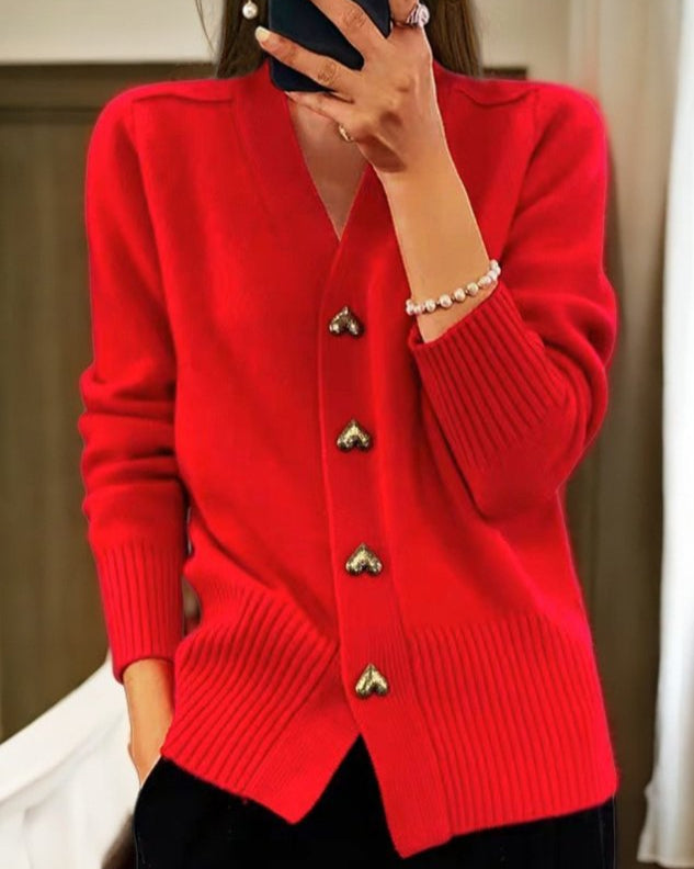 Mirla | Dam Oversized Stickad Kofta-Eva Jonsson