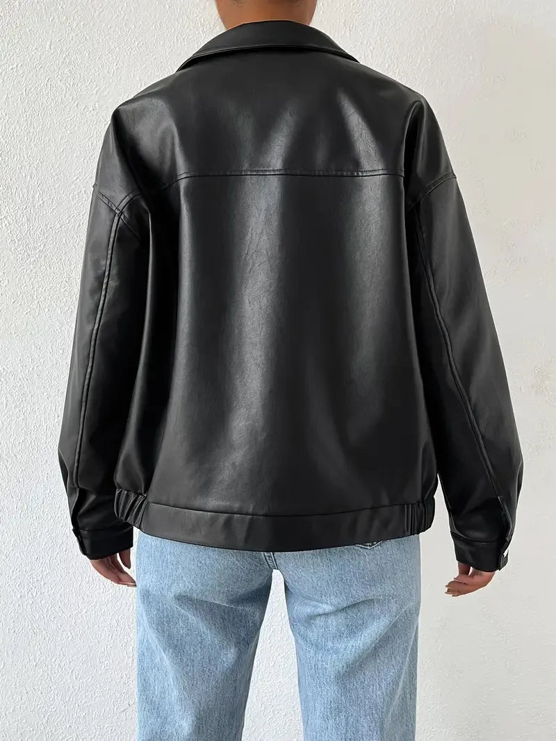 Mirla | Dam Oversized Zip-Up Jacka-Eva Jonsson