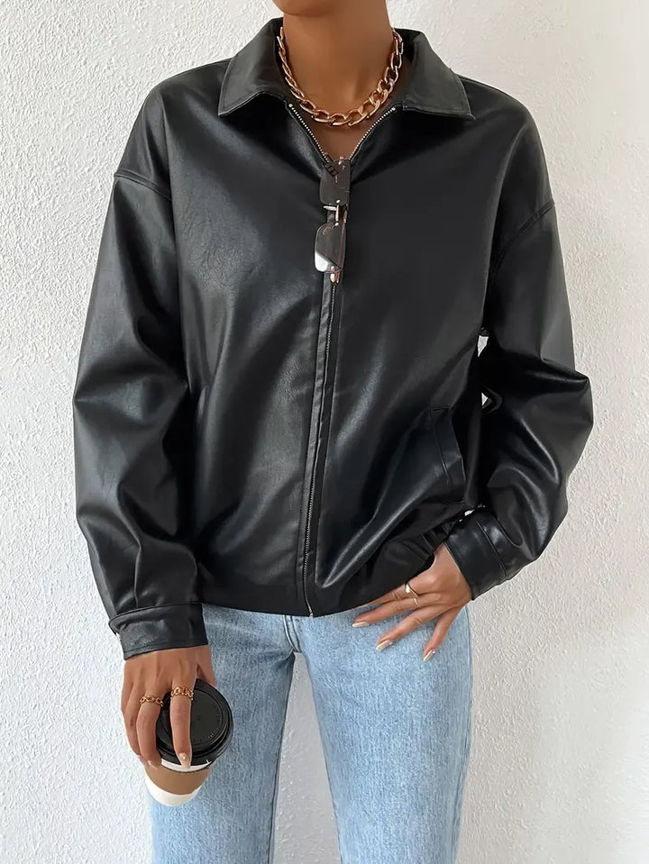 Mirla | Dam Oversized Zip-Up Jacka-Eva Jonsson