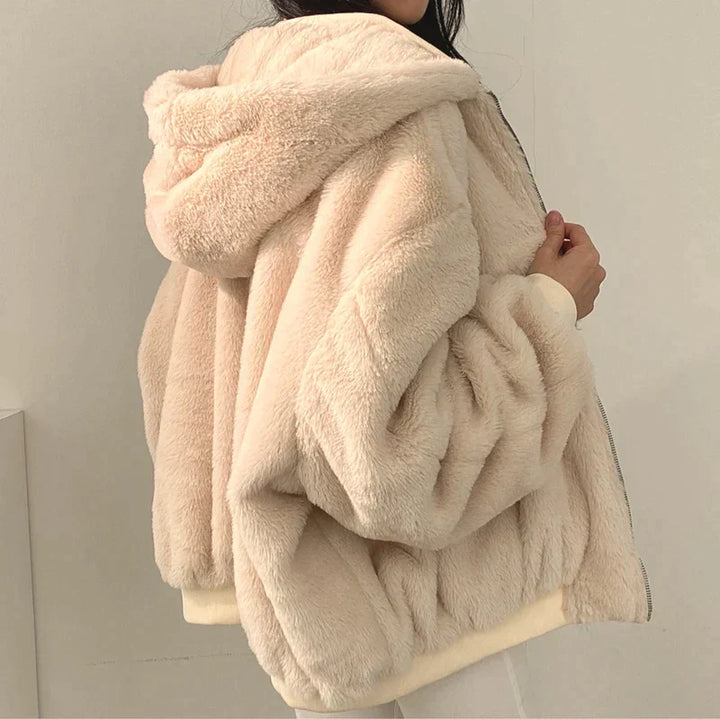 Mirla | Dam-Puffjacka med Teddy-Fleece-Eva Jonsson