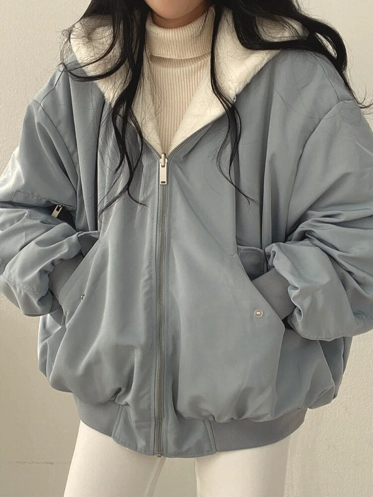 Mirla | Dam-Puffjacka med Teddy-Fleece-Eva Jonsson