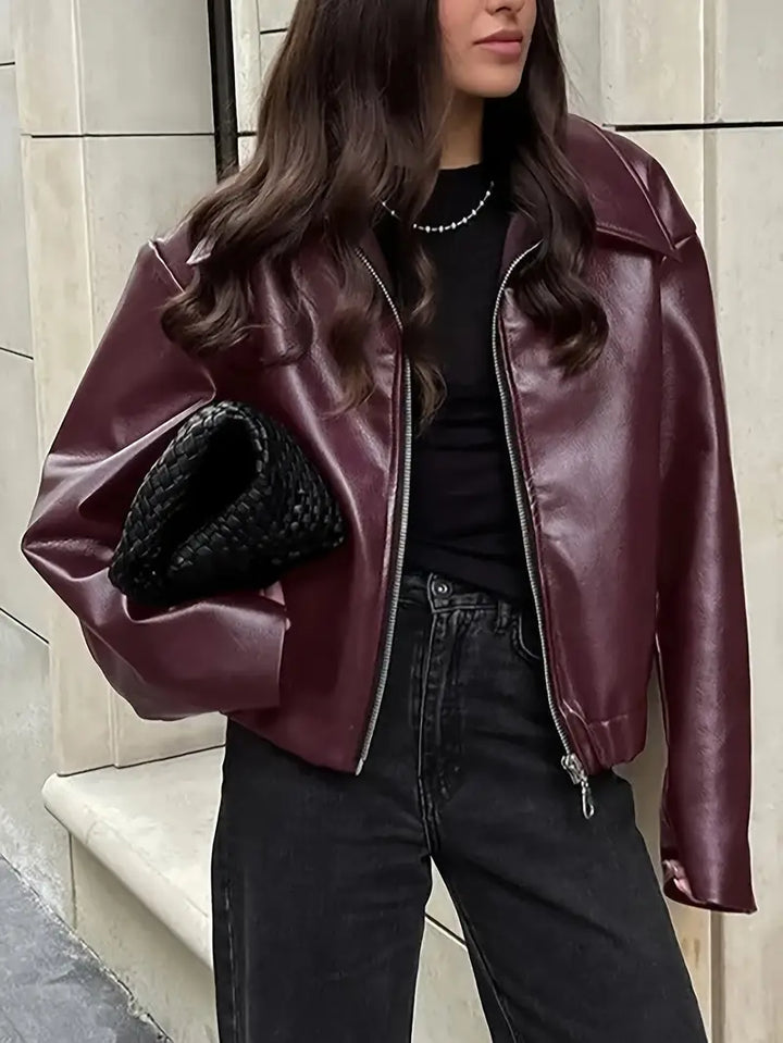 Mirla | Dam Relaxed Fit Zip-Up Bomberjacka-Eva Jonsson