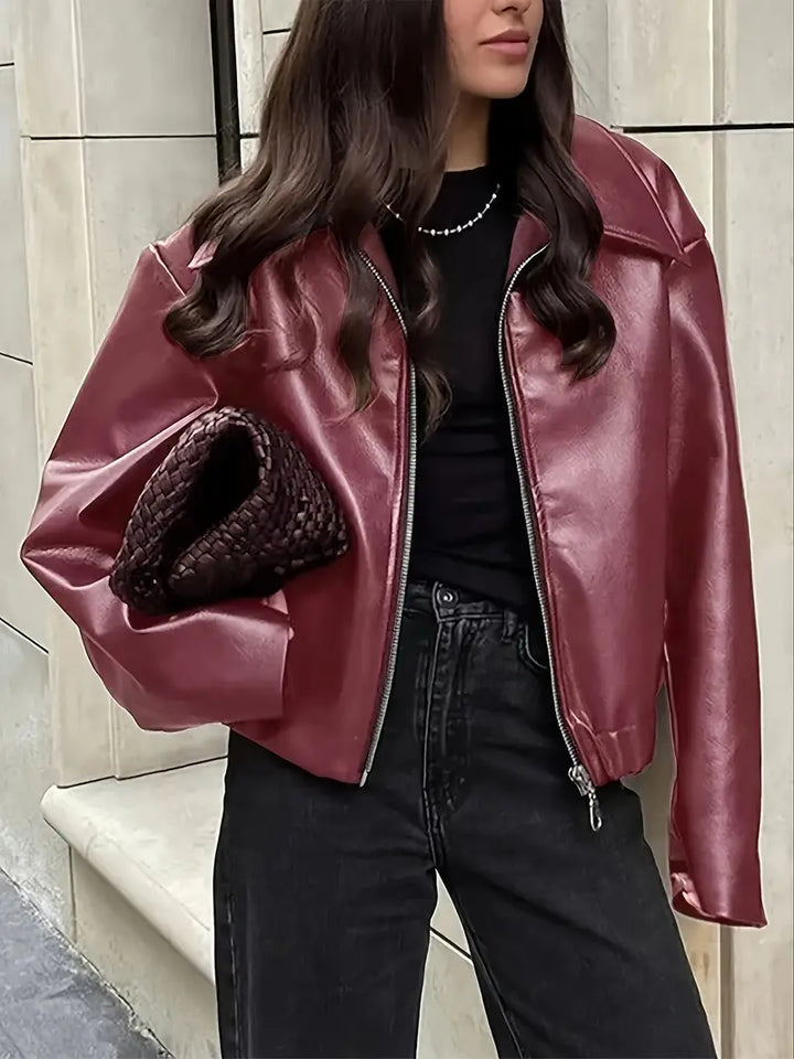 Mirla | Dam Relaxed Fit Zip-Up Bomberjacka-Eva Jonsson