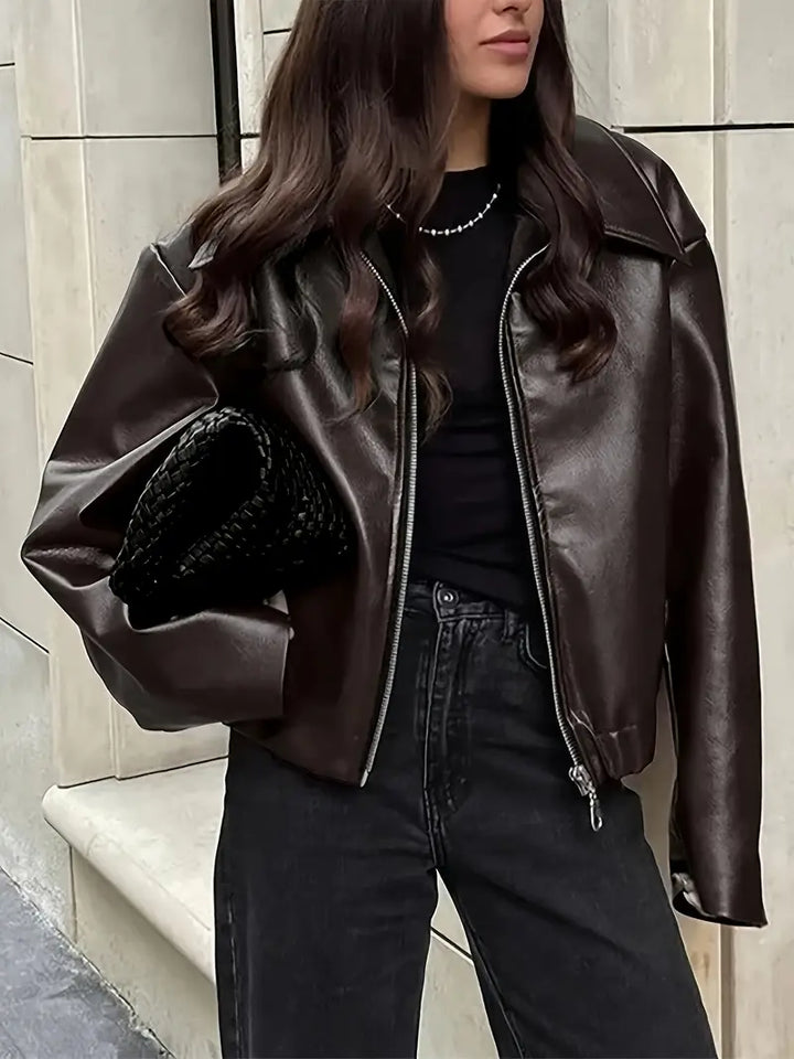 Mirla | Dam Relaxed Fit Zip-Up Bomberjacka-Eva Jonsson