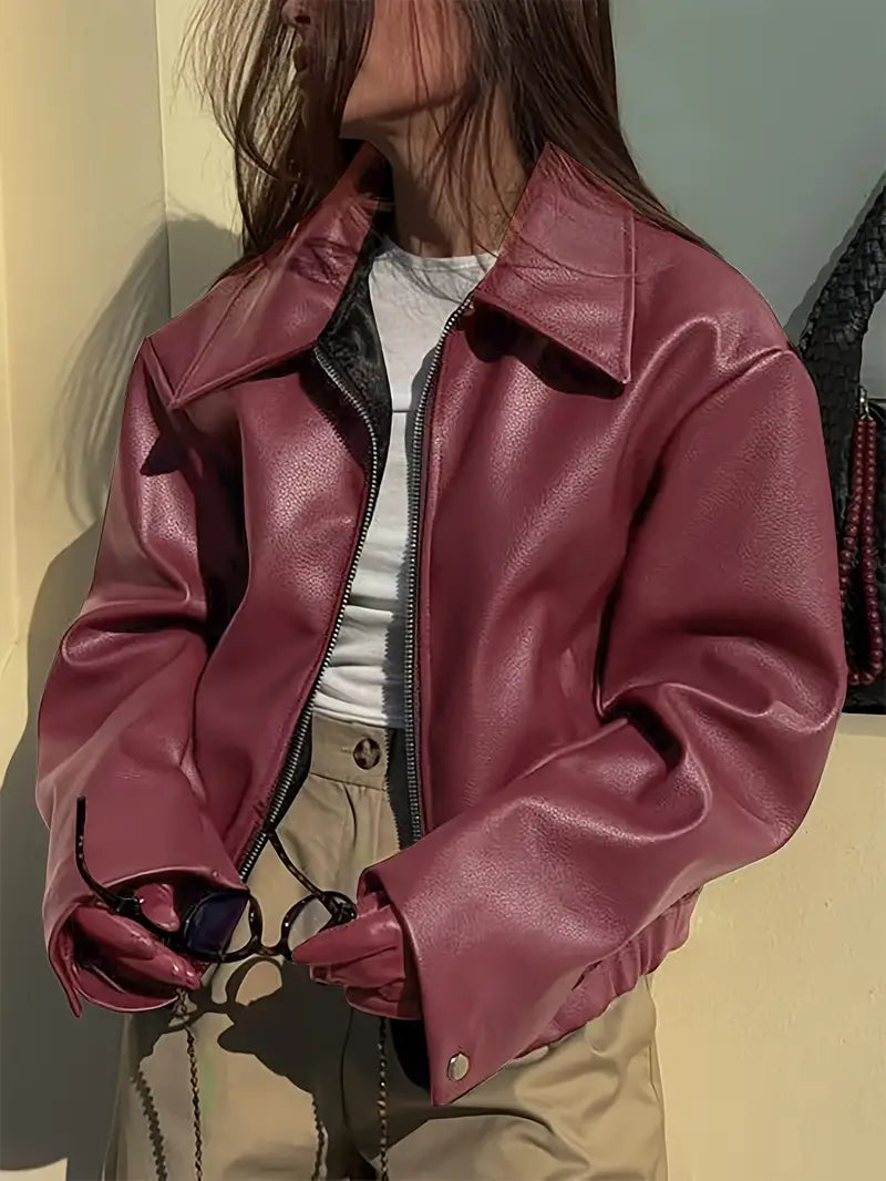 Mirla | Dam Relaxed Fit Zip-Up Bomberjacka-Eva Jonsson