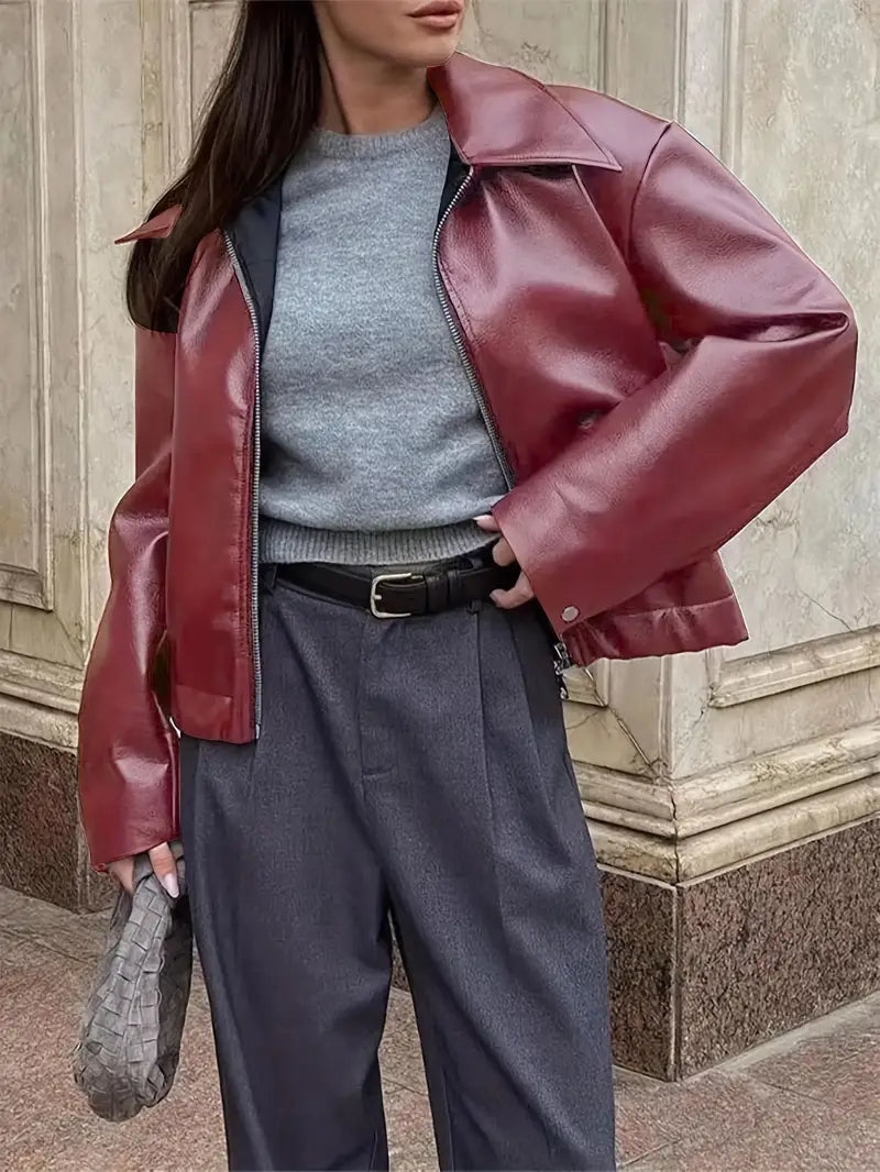 Mirla | Dam Relaxed Fit Zip-Up Bomberjacka-Eva Jonsson