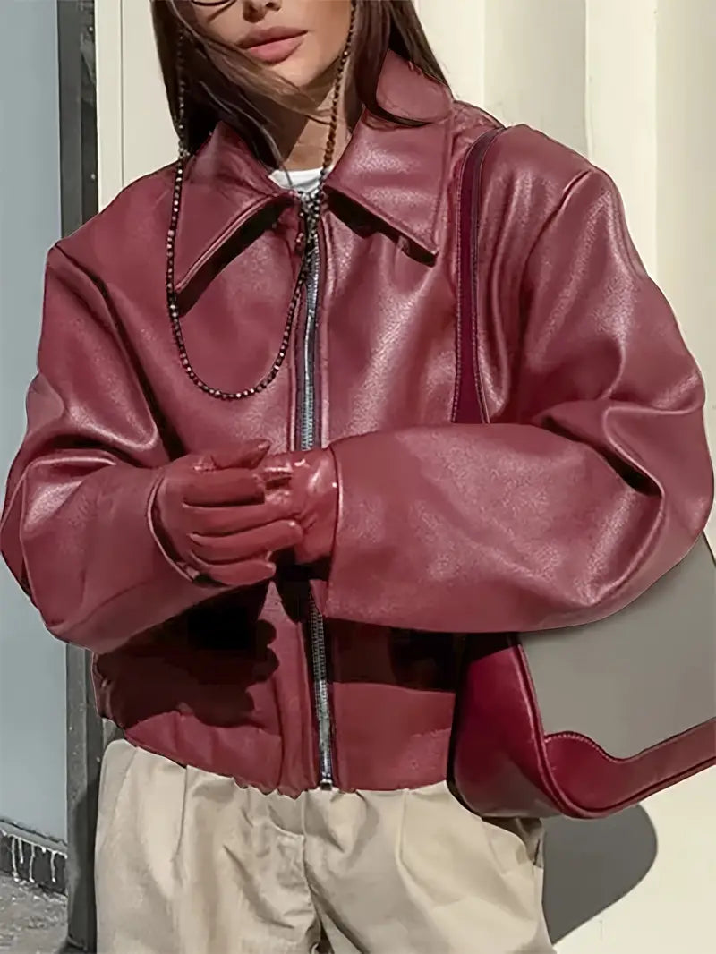 Mirla | Dam Relaxed Fit Zip-Up Bomberjacka-Eva Jonsson
