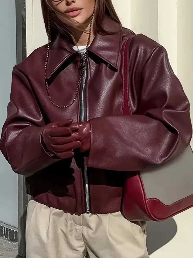 Mirla | Dam Relaxed Fit Zip-Up Bomberjacka-Eva Jonsson