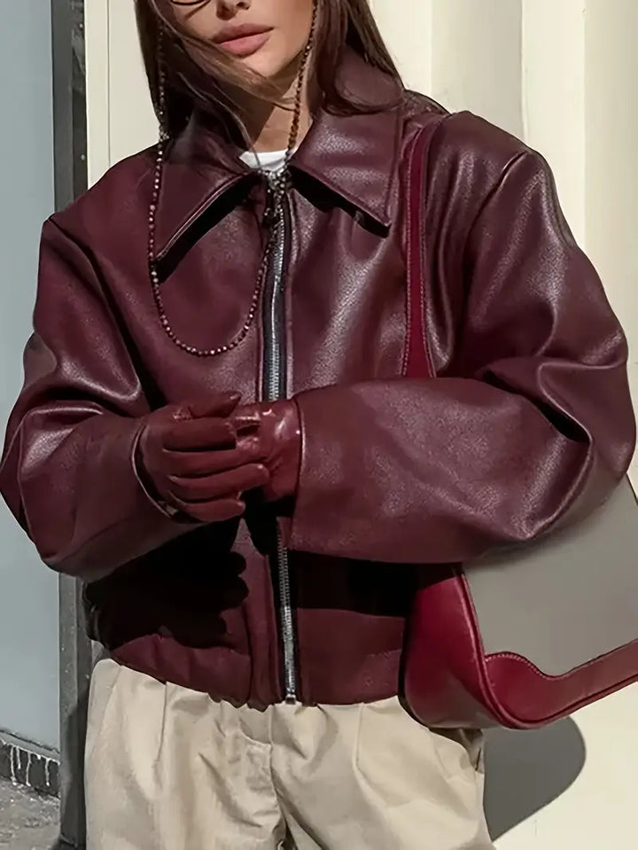 Mirla | Dam Relaxed Fit Zip-Up Bomberjacka-Eva Jonsson