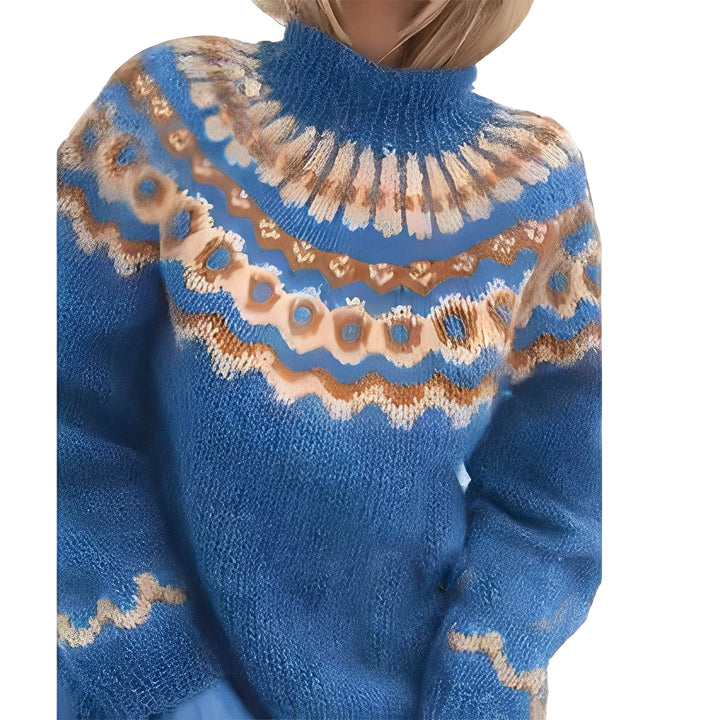 Mirla | Dam Rollkragenpullover I Stickning-Eva Jonsson