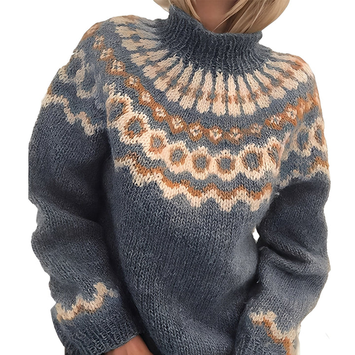 Mirla | Dam Rollkragenpullover I Stickning-Eva Jonsson