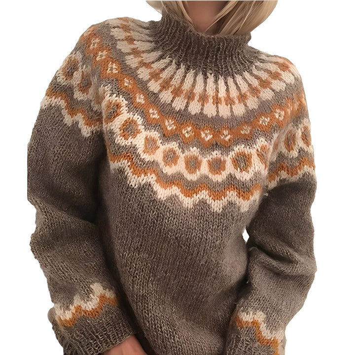 Mirla | Dam Rollkragenpullover I Stickning-Eva Jonsson