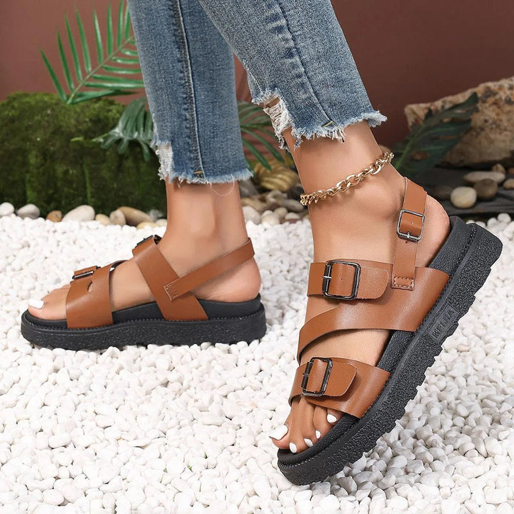 Mirla | Dam Sandaler Med Tjock Sula Casual-Eva Jonsson