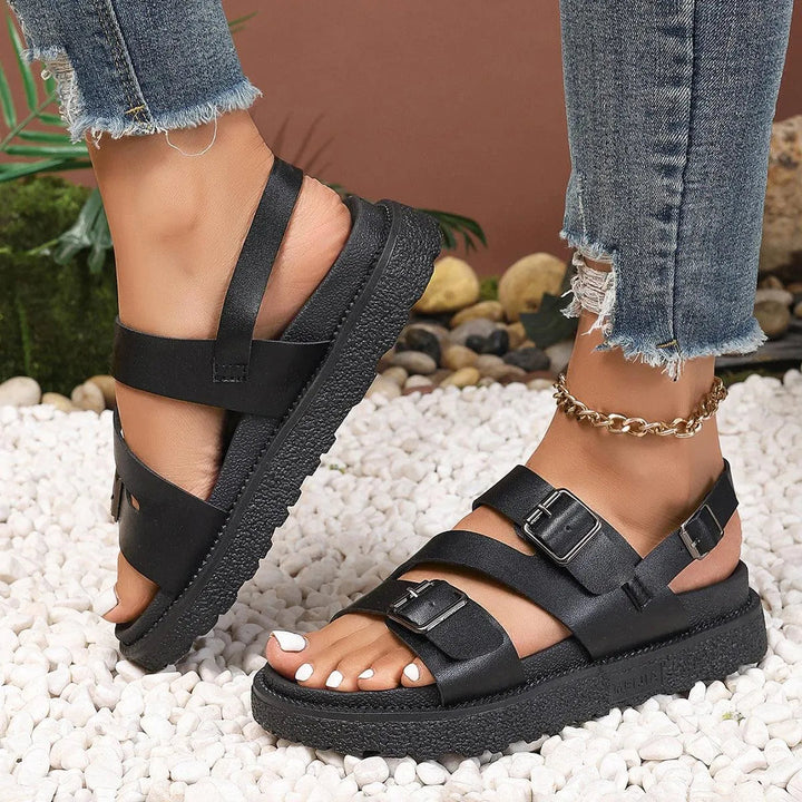 Mirla | Dam Sandaler Med Tjock Sula Casual-Eva Jonsson