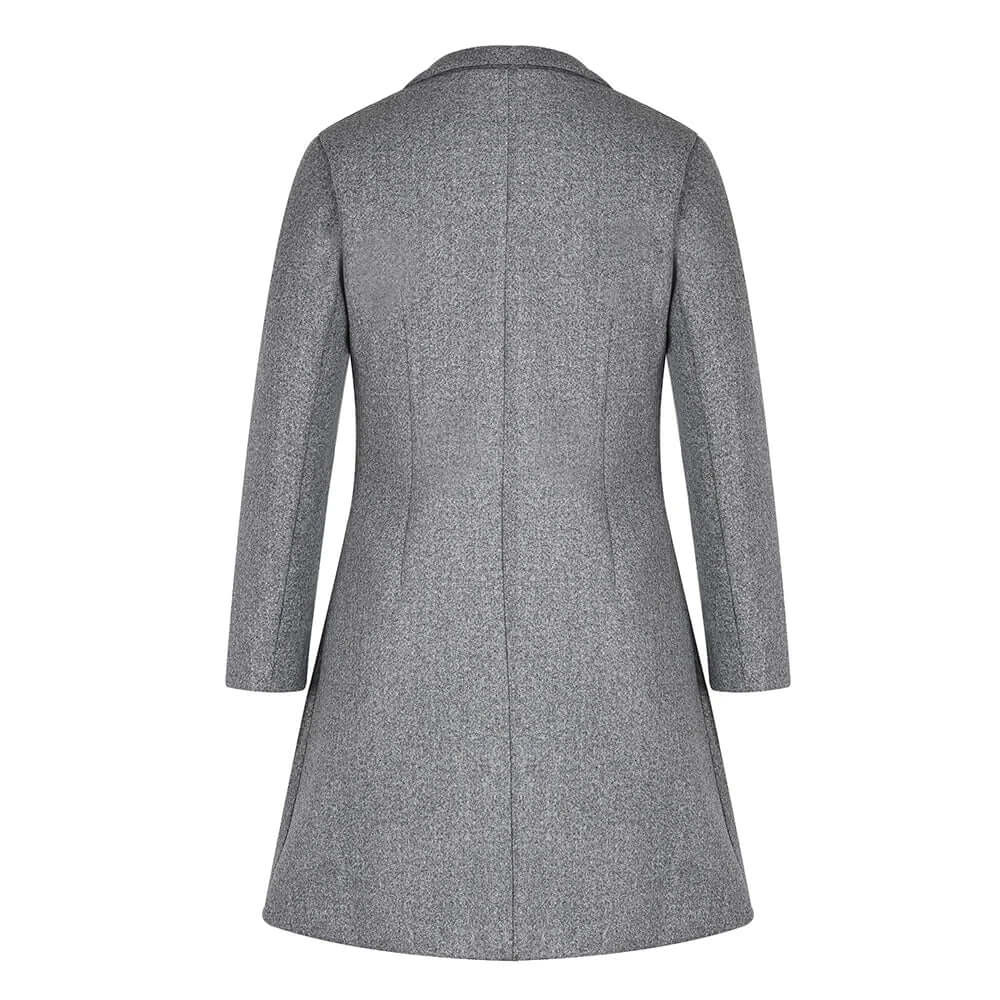 Mirla | Dam Svart Trenchcoat Övergångs Jacka-Eva Jonsson