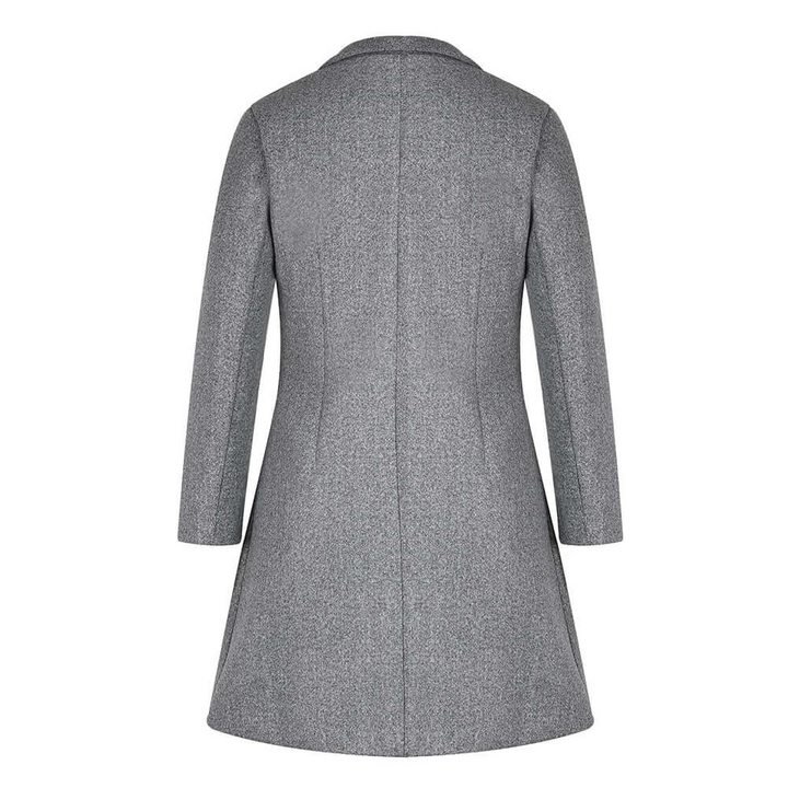 Mirla | Dam Svart Trenchcoat Övergångs Jacka-Eva Jonsson