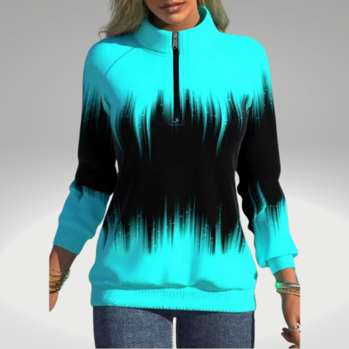Mirla | Dam Sweatshirt med gradienttryck-Eva Jonsson